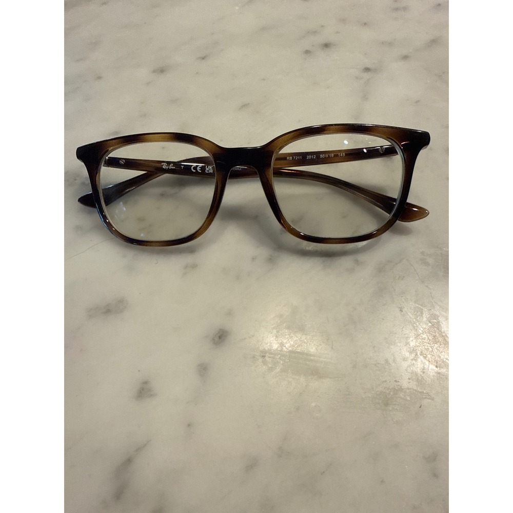 Ray-Ban RB7211 2012 Eyeglasses 50-19-145 Havana Tortoise Brown Optical Frames